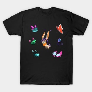 fer.al Jackalope and Picken with friends T-Shirt